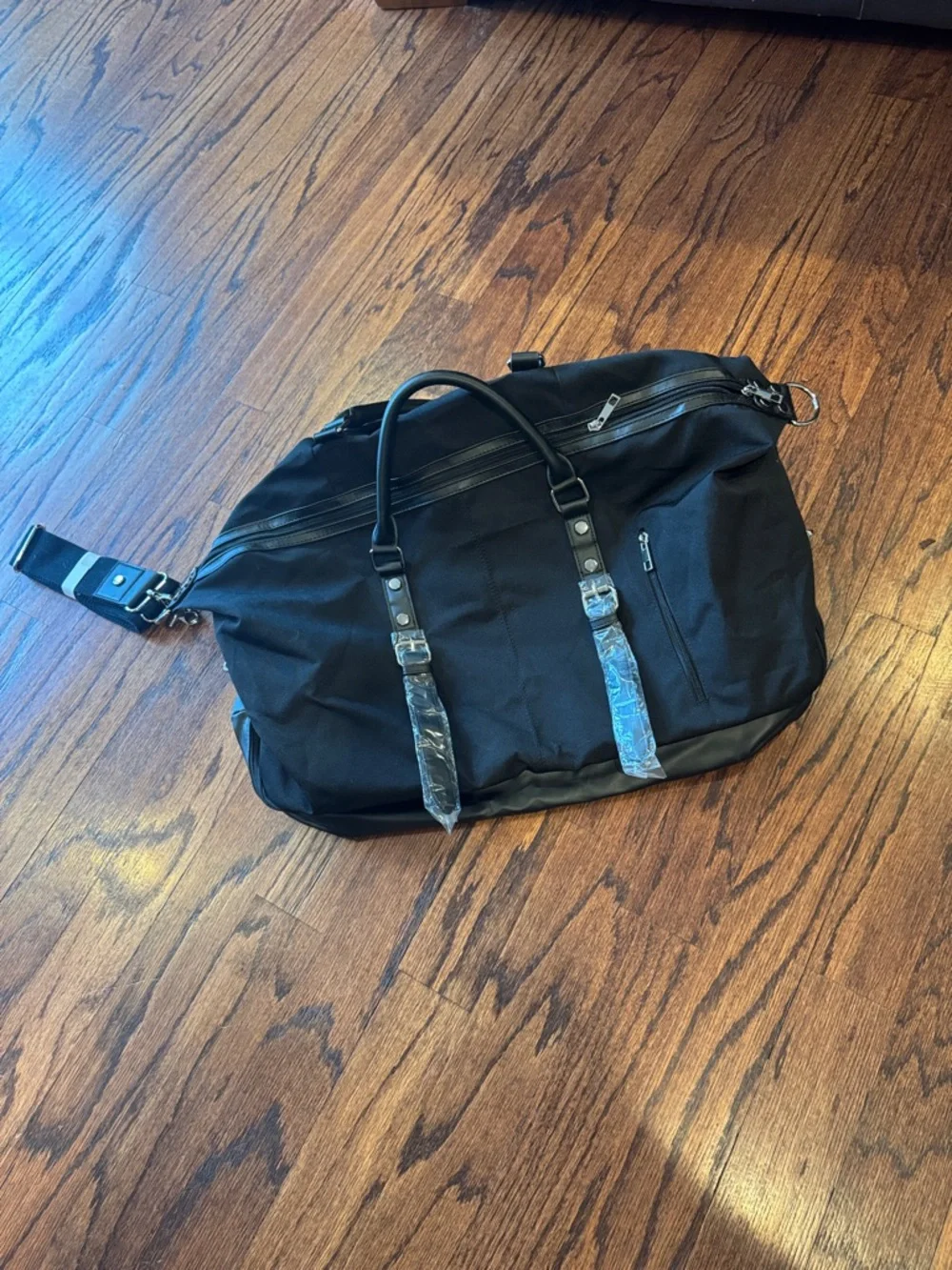 All Black Weekender / Carryall / Carry On Travel Bag